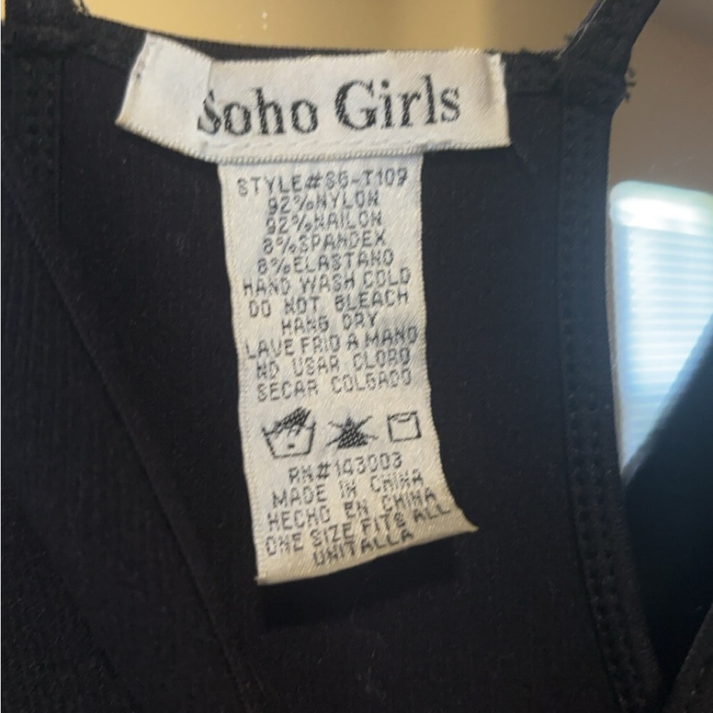 Soho Girls Strappy V Neck Bodysuit - Picture 5 of 5